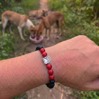 Armband – Svart låga