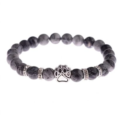 Armband – Grå marmor