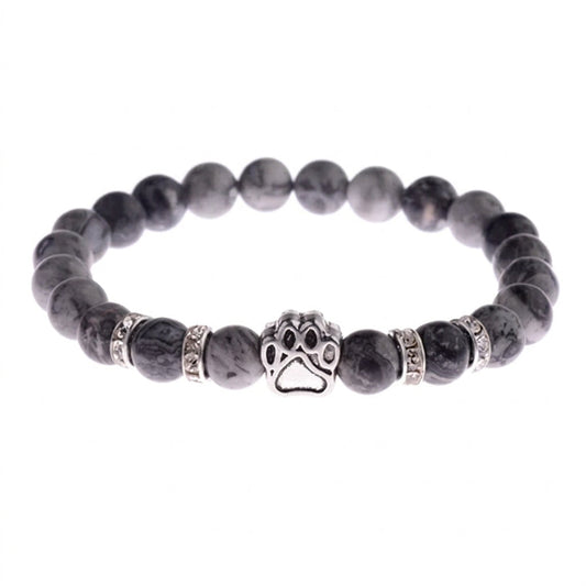 Armband – Grå marmor