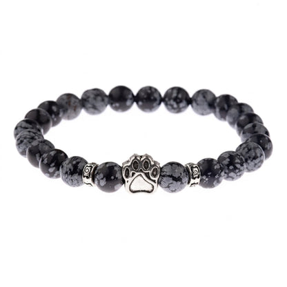 Armband – Snöobsidian